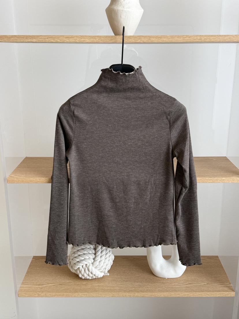 LARCENCICL東大門㊣直郵女士新品熱賣25秋冬休閑推薦長袖T恤LARCENCICL長袖T恤圖色3