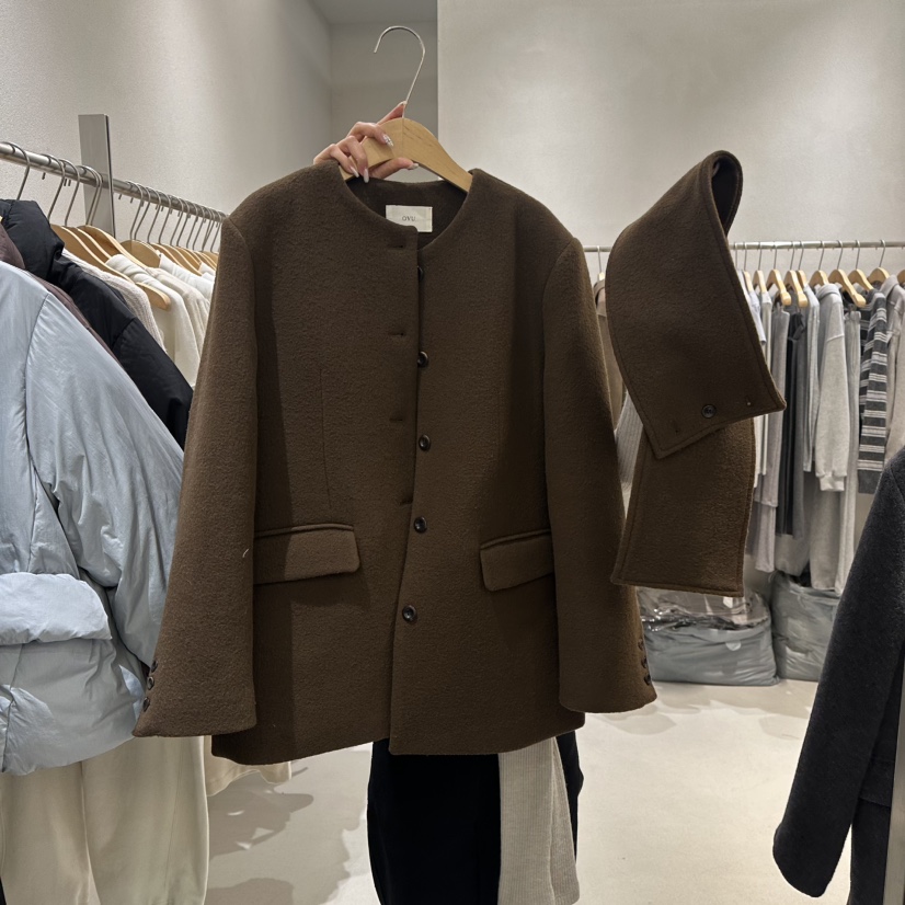 OVU韓國代購㊣女裝新款人氣職業熱賣真品休閑推薦時尚25秋冬夾克OVU夾克