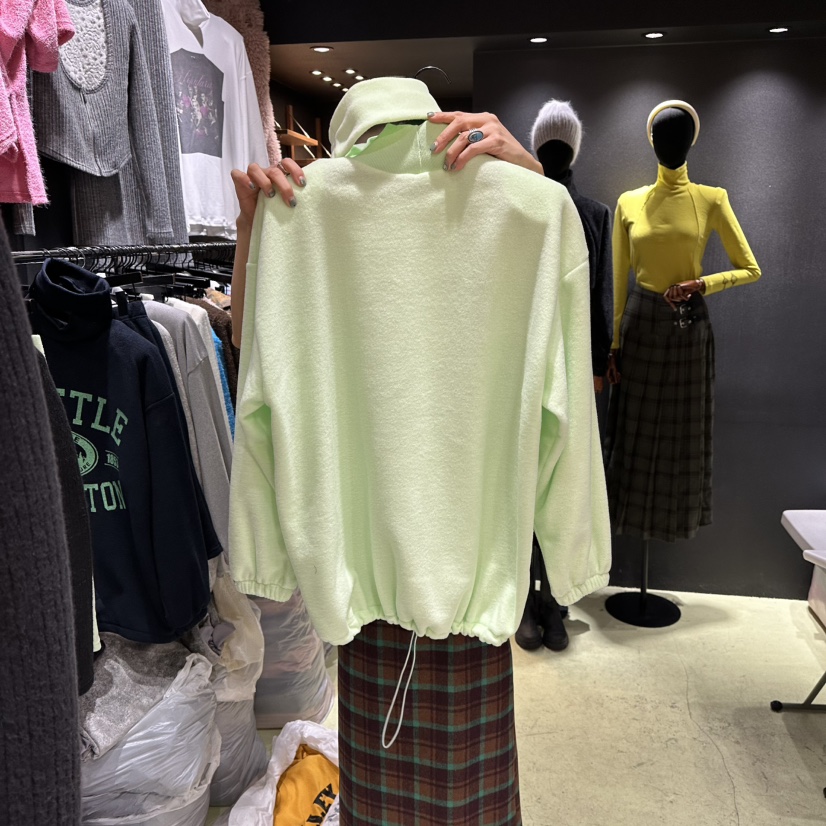 CHAVI東大門㊣實拍女裝新款時尚熱賣真品休閑25秋冬衛衣含頭飾CHAVI衛衣