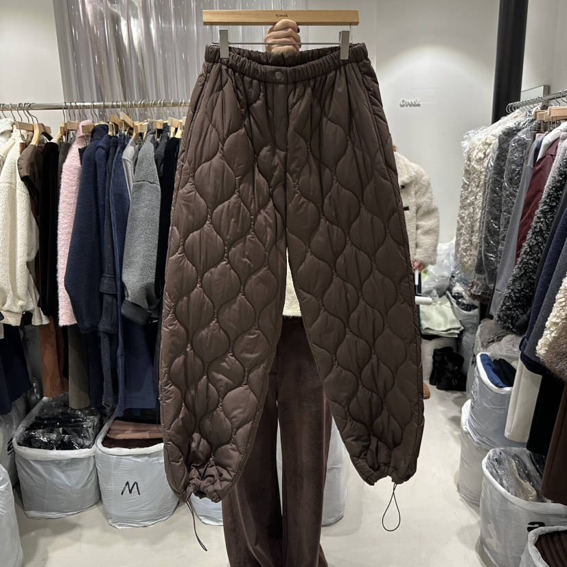 GREEK東大門㊣代購女裝新款熱賣人氣時尚休閑職業休閑褲絎縫GREEK休閑褲圖色1