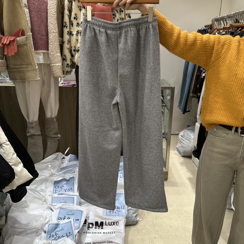 MELO韓國直郵㊣女士新款25秋冬時尚人氣真品職業休閑褲加絨MELO休閑褲