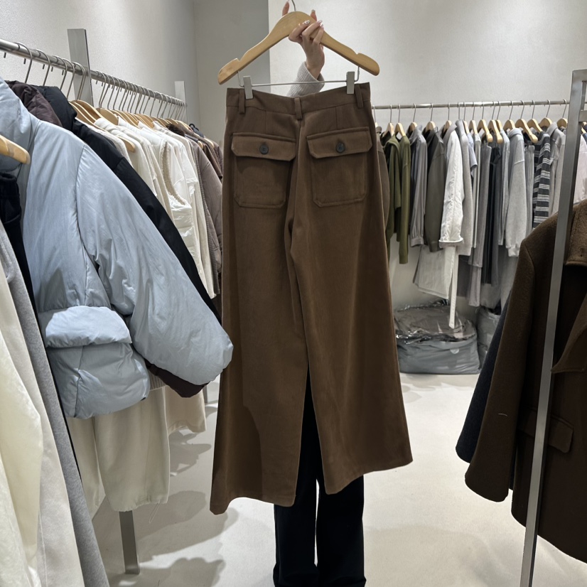 OVU東大門㊣直郵女裝新品職業熱賣時尚休閑25秋冬休閑褲加絨OVU休閑褲