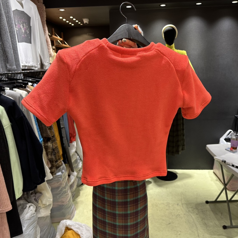 CHAVI東大門㊣實拍女裝新品25秋冬人氣時尚真品職業T恤保暖CHAVIT恤