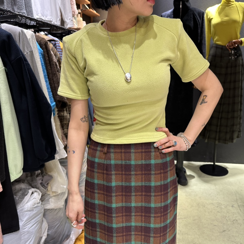 CHAVI東大門㊣實拍女裝新品25秋冬人氣時尚真品職業T恤保暖CHAVIT恤圖色2