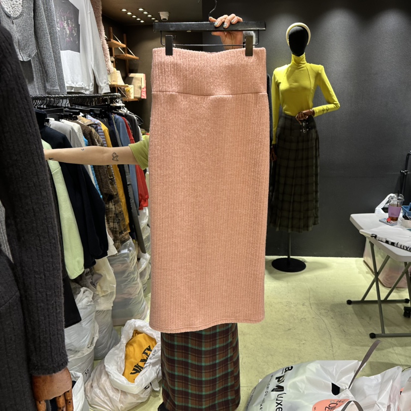 CHAVI東大門㊣實拍女裝新款熱賣真品時尚休閑人氣25秋冬長裙CHAVI長裙圖色1