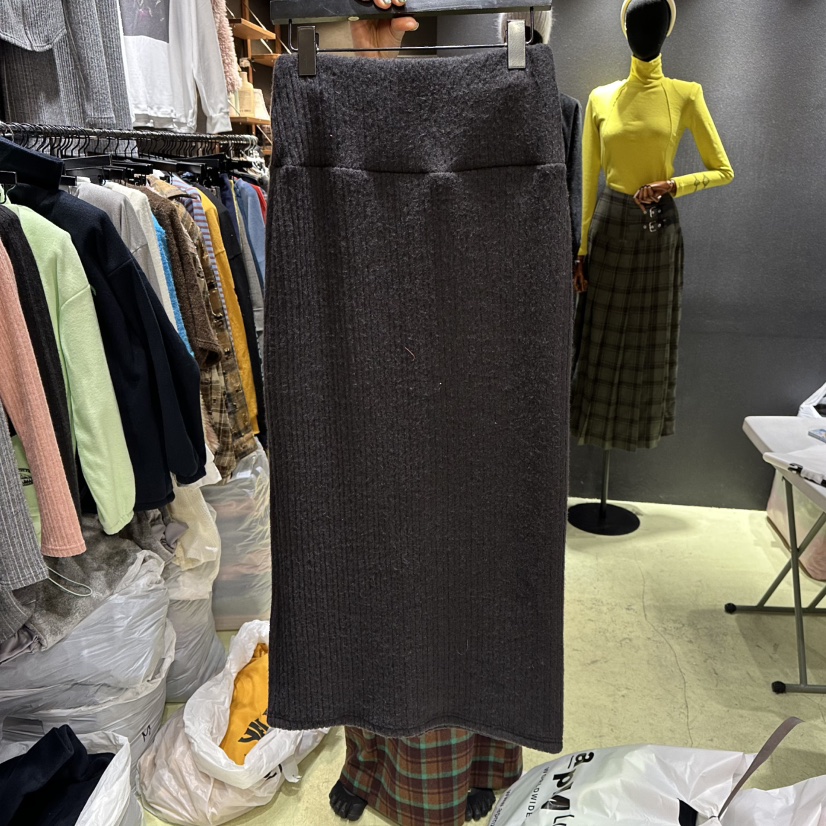 CHAVI東大門㊣實拍女裝新款熱賣真品時尚休閑人氣25秋冬長裙CHAVI長裙圖色3