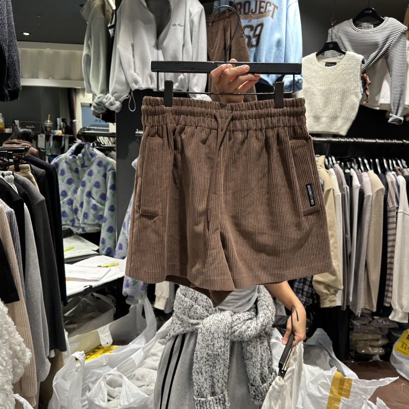 LONE STAR韓國直郵㊣女裝新款熱賣職業25秋冬真品休閑短褲LONE STAR短褲圖色2