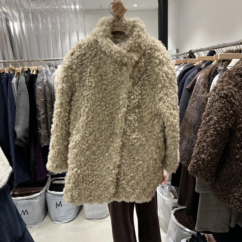 GREEK韓國直郵㊣女裝新品推薦時尚人氣熱賣休閑25秋冬短款大衣GREEK短款大衣圖色1