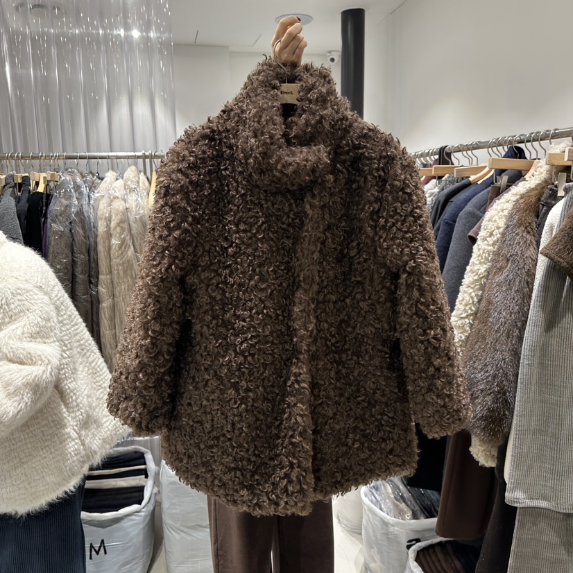 GREEK韓國直郵㊣女裝新品推薦時尚人氣熱賣休閑25秋冬短款大衣GREEK短款大衣圖色2