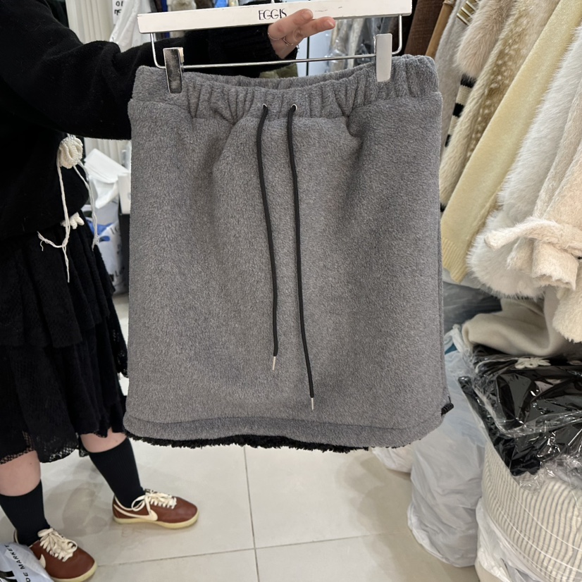 EGG IS東大門㊣代購女士新款推薦職業休閑真品熱賣短裙兩面穿EGG IS短裙圖色1