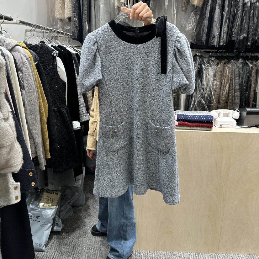 ANNA VERRY-P東大門㊣直郵女士新款25秋冬休閑熱賣連衣裙ANNA VERRY-P連衣裙圖色1