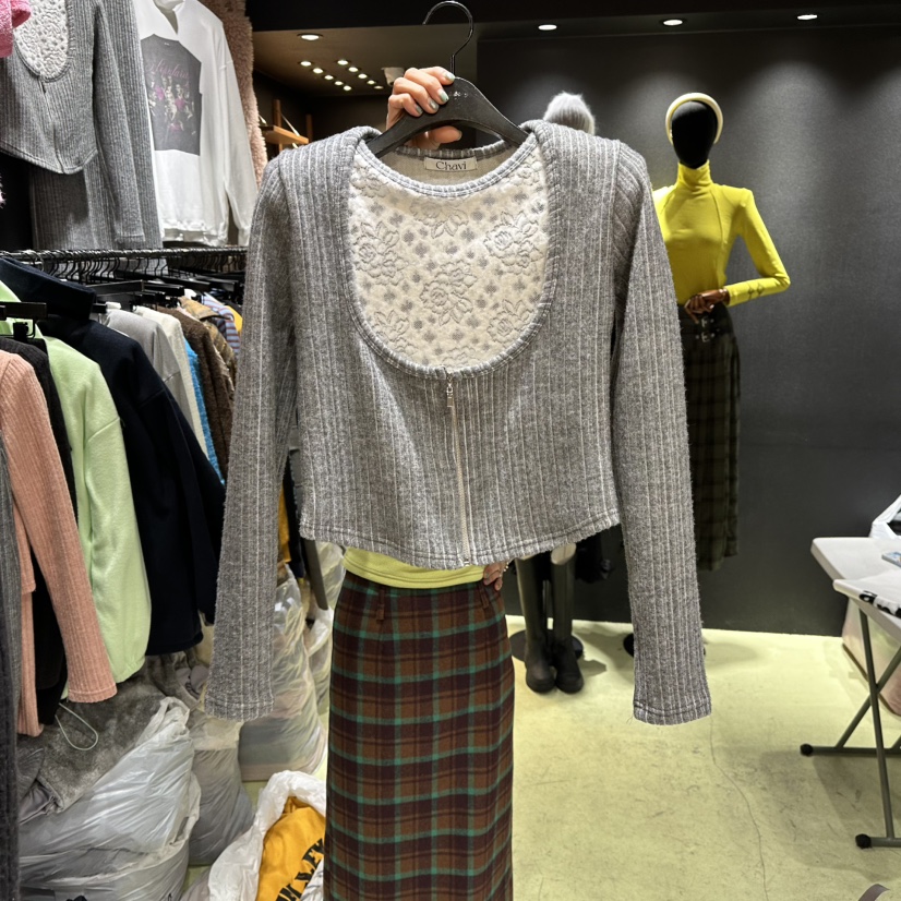 CHAVI東大門㊣直郵女裝新品職業熱賣人氣休閑真品時尚針織衫CHAVI針織衫圖色2