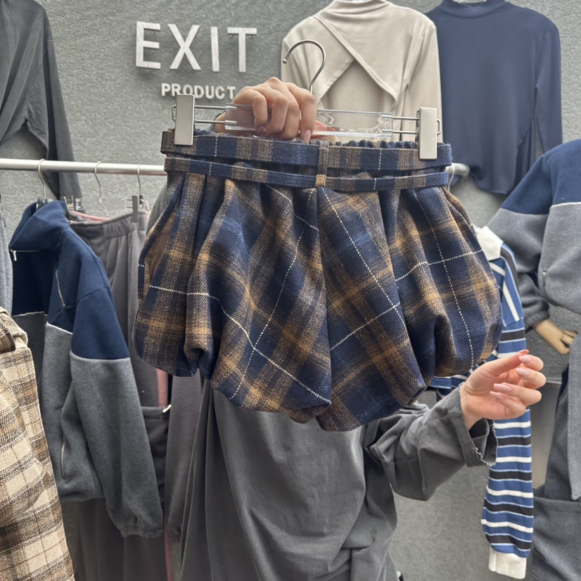 EXIT韓國直郵㊣女士新品休閑時尚真品熱賣人氣推薦25秋冬短褲EXIT短褲