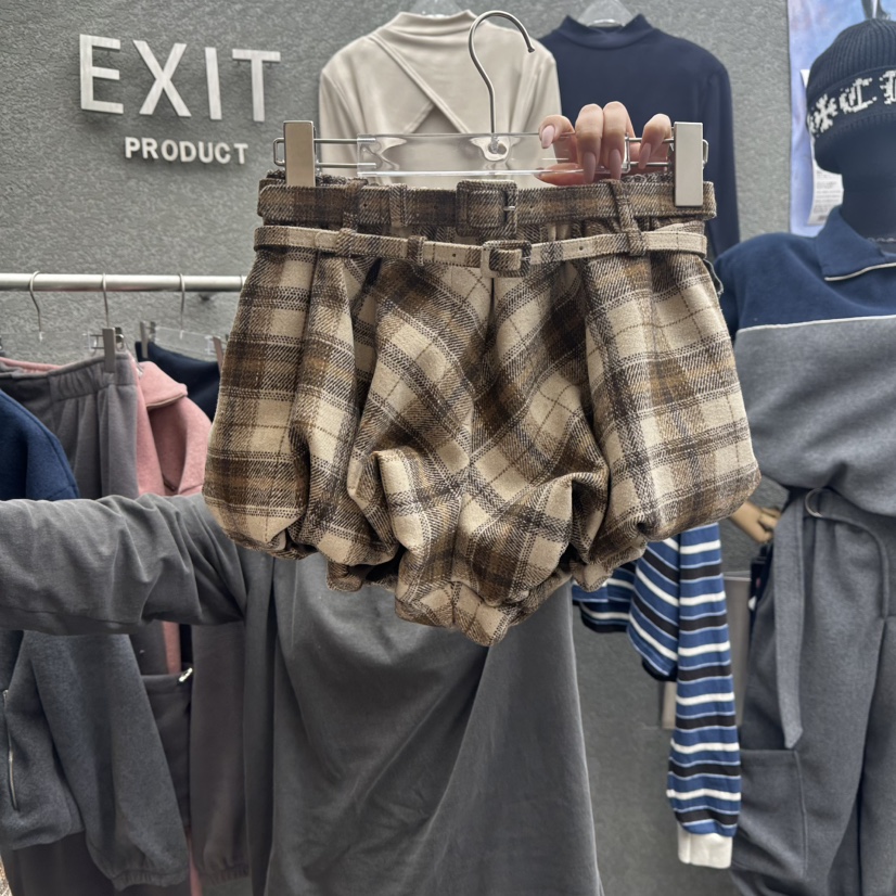 EXIT韓國直郵㊣女士新品休閑時尚真品熱賣人氣推薦25秋冬短褲EXIT短褲圖色1