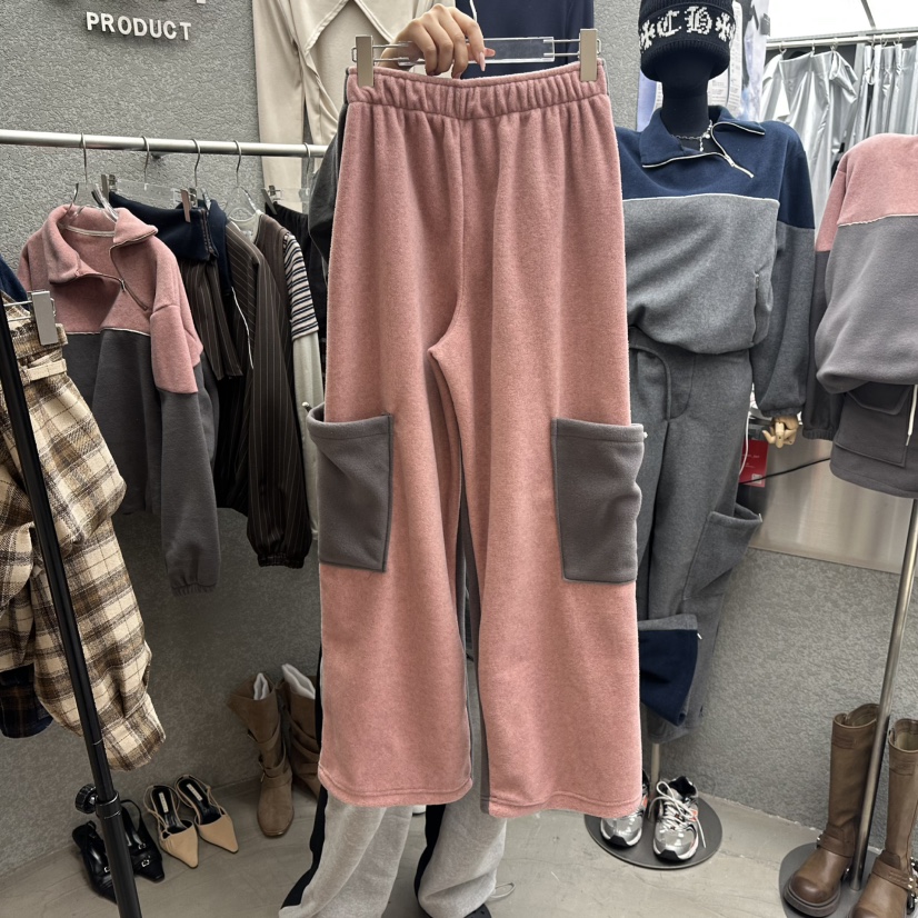 EXIT東大門㊣代購女士新品時尚休閑推薦職業25秋冬休閑褲羊毛EXIT休閑褲圖色3