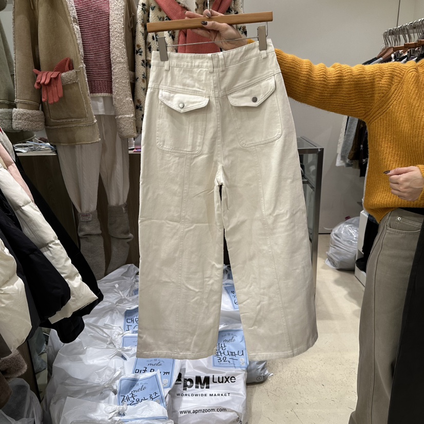 MELO韓國代購㊣女士新品25秋冬時尚休閑推薦人氣熱賣休閑褲MELO休閑褲