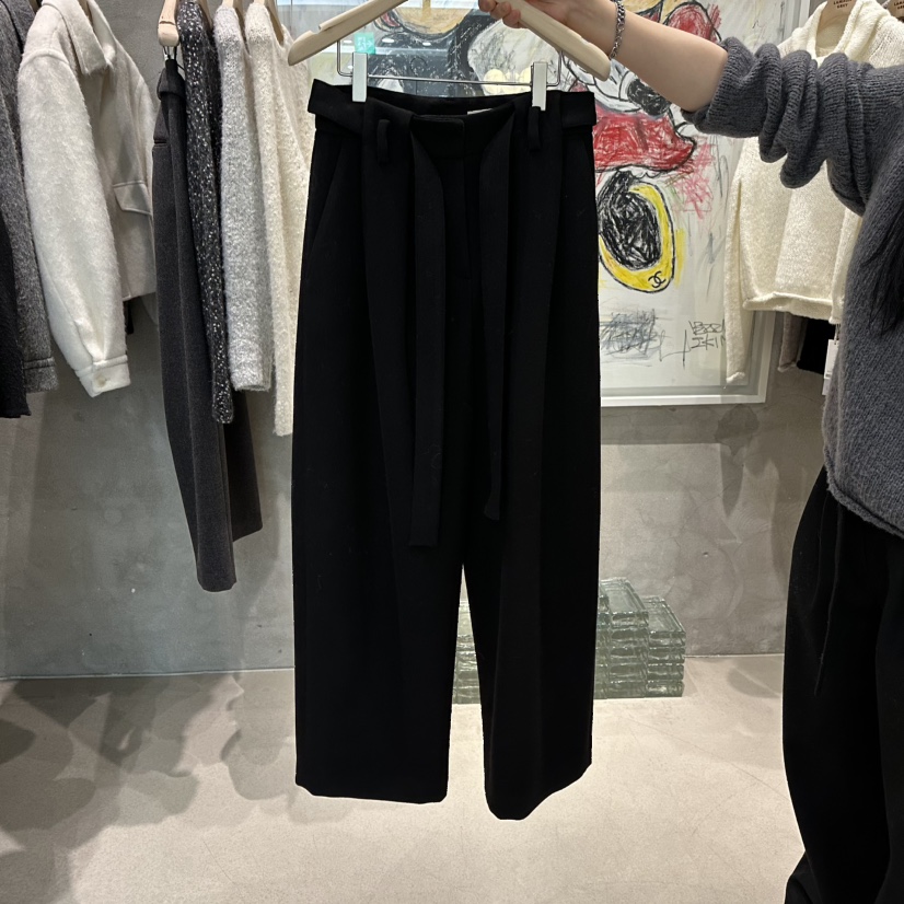 LAMAGIEPIE韓國直郵㊣女裝新品熱賣真品人氣時尚休閑休閑褲LAMAGIE GREY休閑褲圖色2