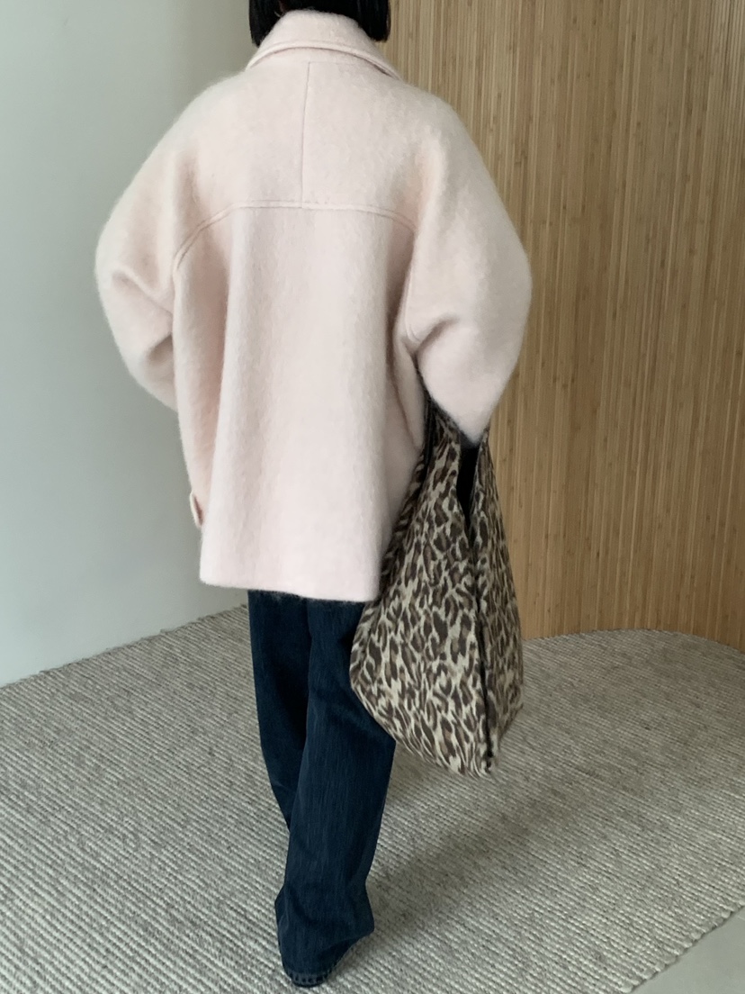 LOVE MY SANTA東大門㊣直郵女士新款休閑熱賣職業短款大衣Santa/LOVE MY SANTA短款大衣