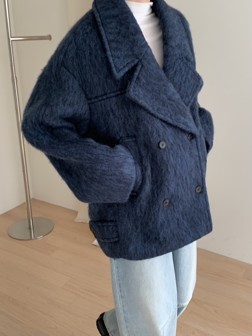 LOVE MY SANTA東大門㊣直郵女士新款休閑熱賣職業短款大衣Santa/LOVE MY SANTA短款大衣