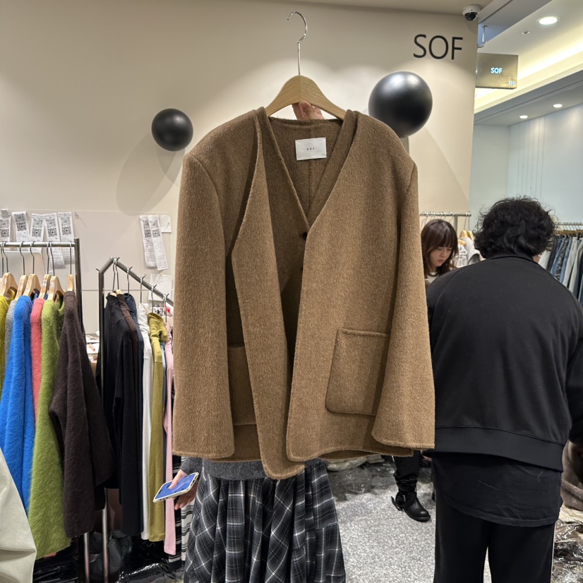 SOF韓國代購㊣女裝新品真品推薦職業人氣時尚25秋冬套裝兩件套SOF套裝圖色1