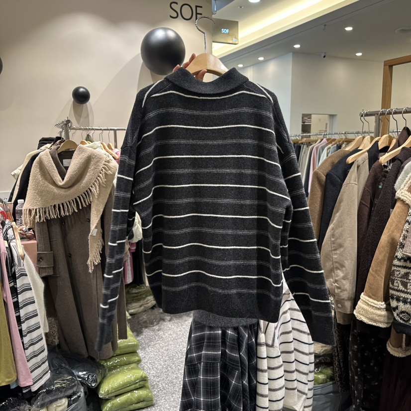 SOF東大門㊣代購女裝新款時尚25秋冬休閑推薦人氣職業針織衫SOF針織衫