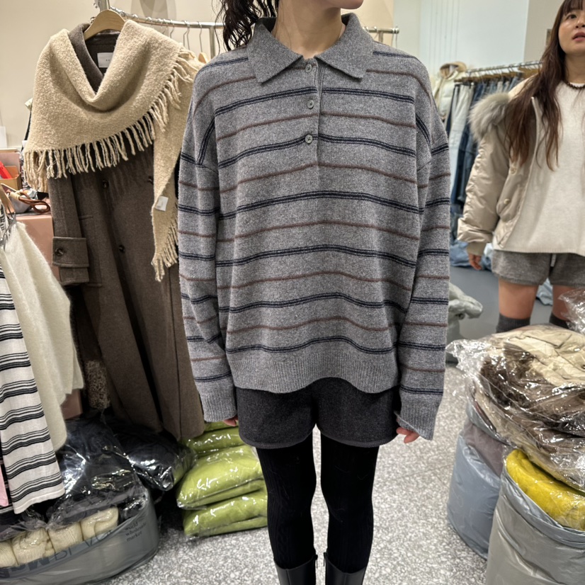 SOF東大門㊣代購女裝新款時尚25秋冬休閑推薦人氣職業針織衫SOF針織衫圖色2