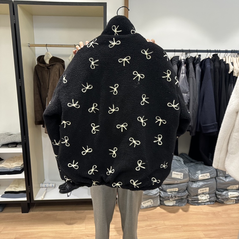 MUYBIEN韓國代購㊣女裝新款推薦休閑熱賣真品人氣夾克里外穿絨MUYBIEN夾克