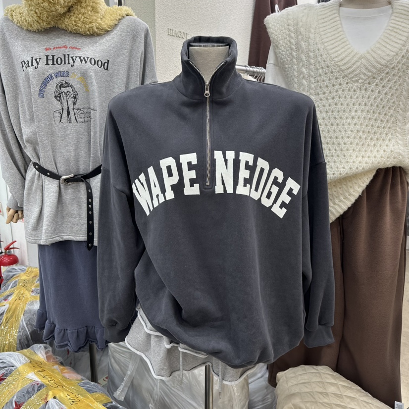 MAGOT東大門㊣直郵女裝新款時尚推薦人氣職業熱賣休閑衛衣拉鏈IIIΛGOT/MAGOT衛衣圖色2