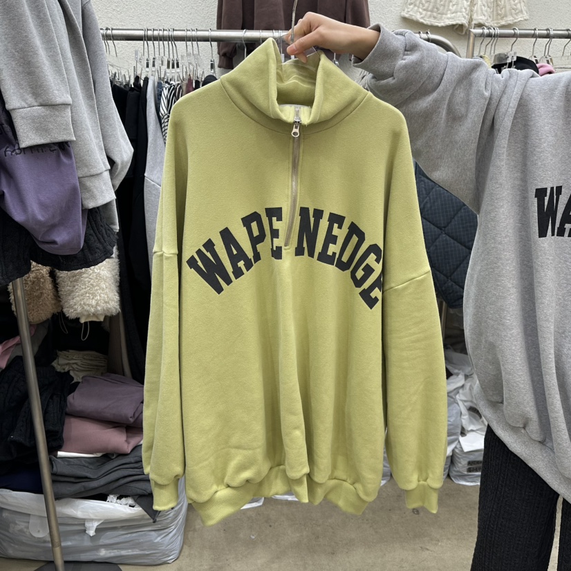 MAGOT東大門㊣直郵女裝新款時尚推薦人氣職業熱賣休閑衛衣拉鏈IIIΛGOT/MAGOT衛衣圖色3