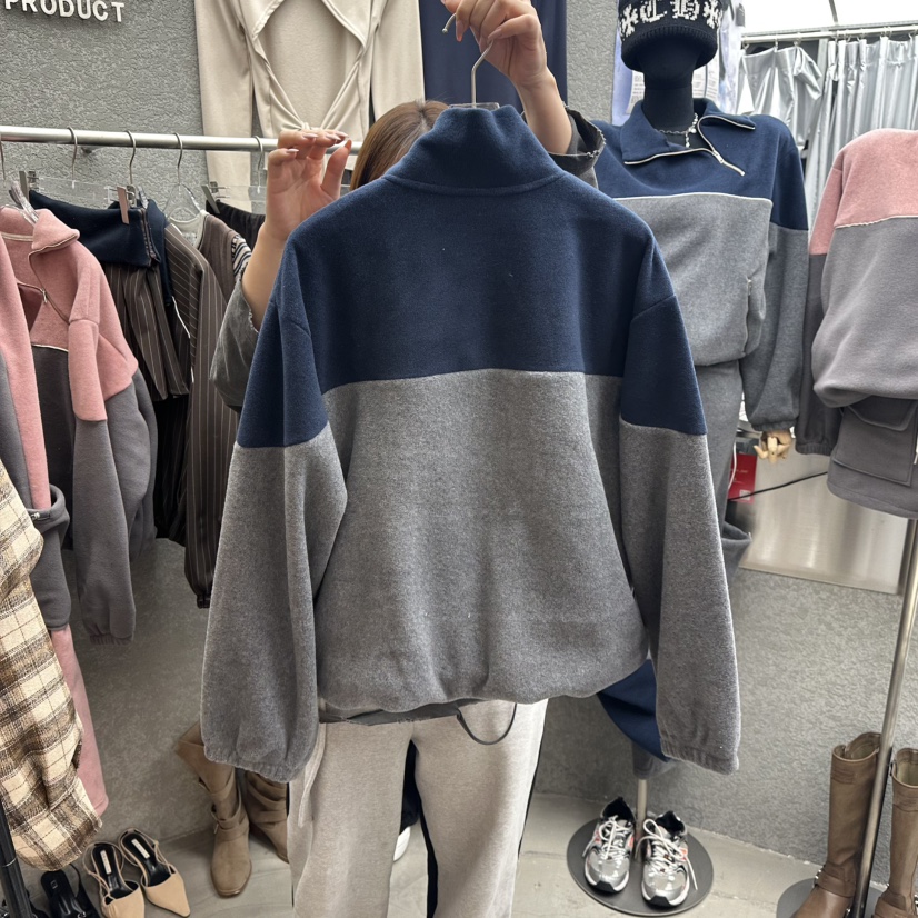 EXIT東大門㊣直郵女士新款職業休閑熱賣真品推薦時尚衛衣羊毛EXIT衛衣