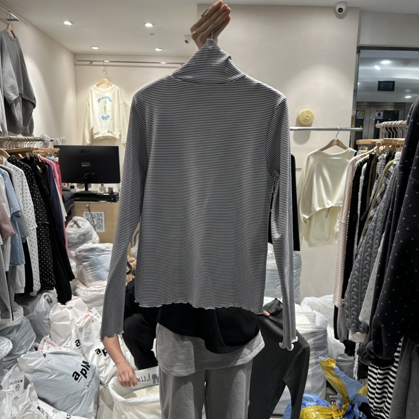 J.BALLOON韓國代購㊣女裝新款熱賣25秋冬時尚休閑推薦長袖T恤J.BALLOON長袖T恤