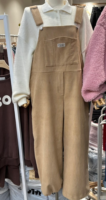 DELLING韓國直郵㊣女裝新款25秋冬時尚人氣休閑連體褲不含內搭DELLING連體褲圖色1