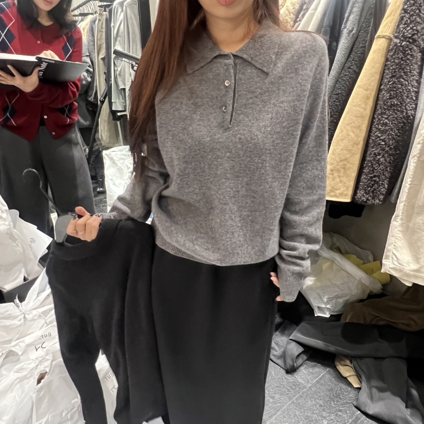 TUG韓國代購㊣女裝新品職業真品時尚熱賣推薦人氣25秋冬針織衫TUG針織衫圖色2