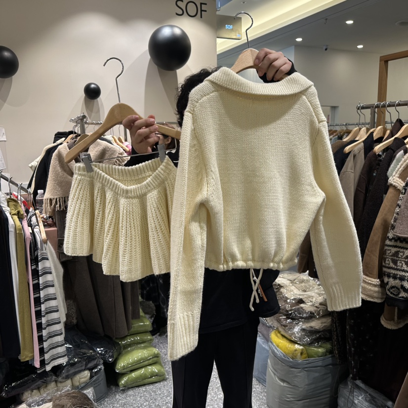 SOF東大門㊣直郵女裝新款推薦真品25秋冬職業休閑套裝兩件套SOF套裝