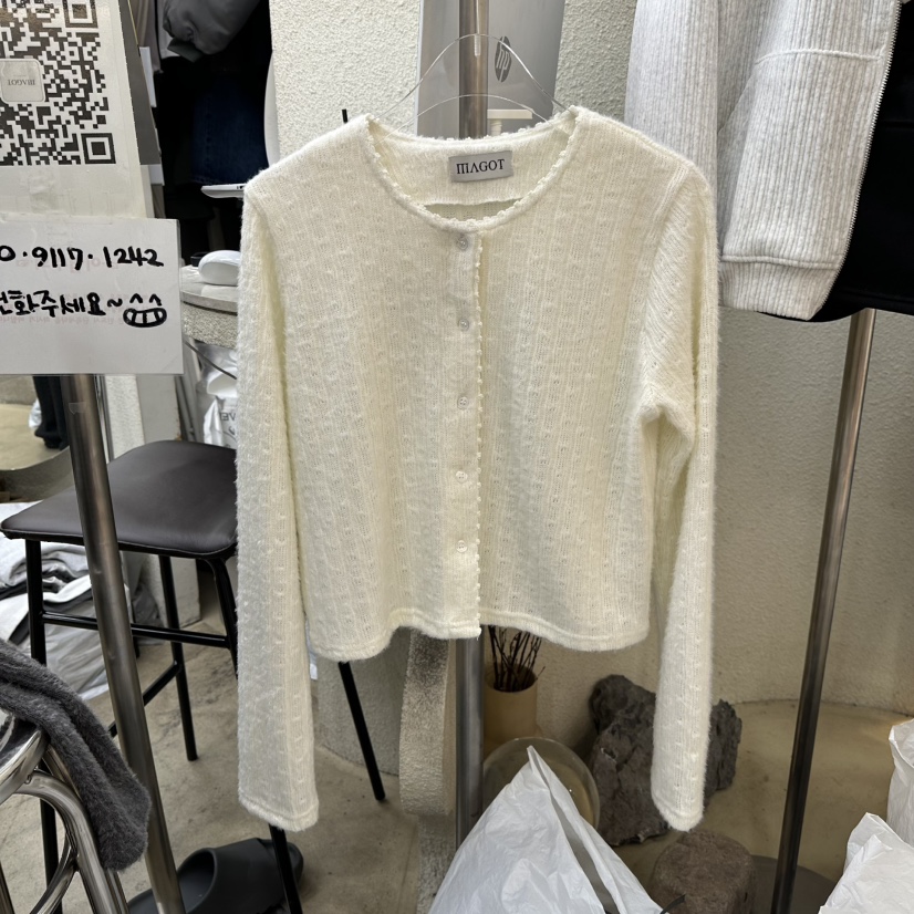 MAGOT東大門㊣直郵女士新品推薦職業休閑時尚人氣真品針織衫IIIΛGOT/MAGOT針織衫圖色1
