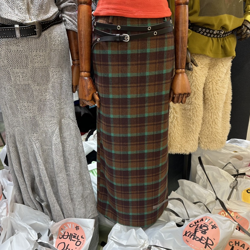 CHAVI韓國直郵㊣女裝新品職業真品人氣時尚熱賣推薦休閑長裙CHAVI長裙