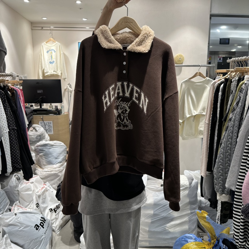 J.BALLOON韓國直郵㊣女裝新款時尚休閑人氣熱賣職業推薦衛衣J.BALLOON衛衣圖色2