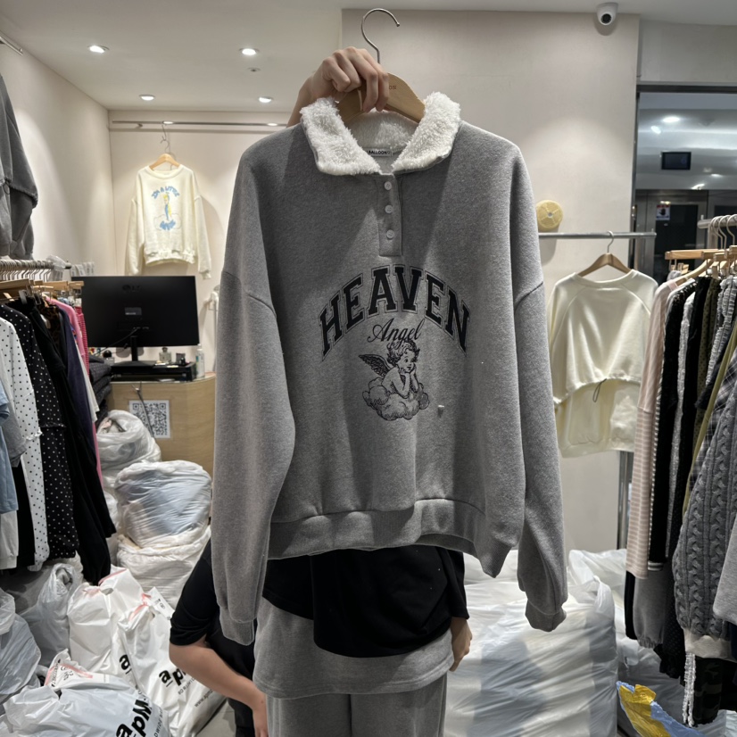 J.BALLOON韓國直郵㊣女裝新款時尚休閑人氣熱賣職業推薦衛衣J.BALLOON衛衣圖色3