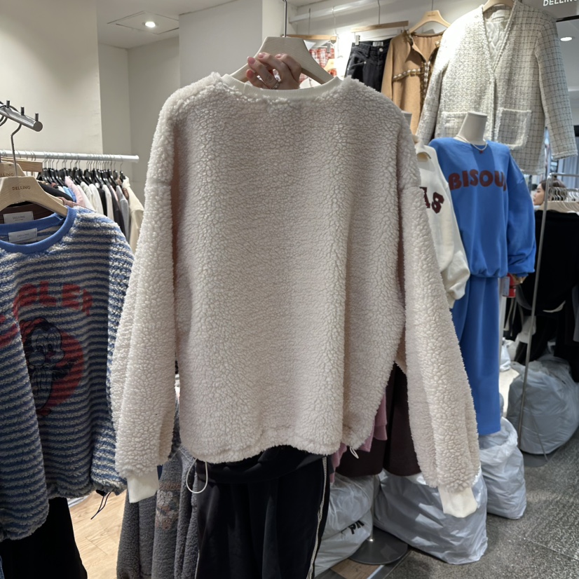 DELLING韓國代購㊣女裝新款推薦休閑人氣25秋冬熱賣時尚衛衣DELLING衛衣