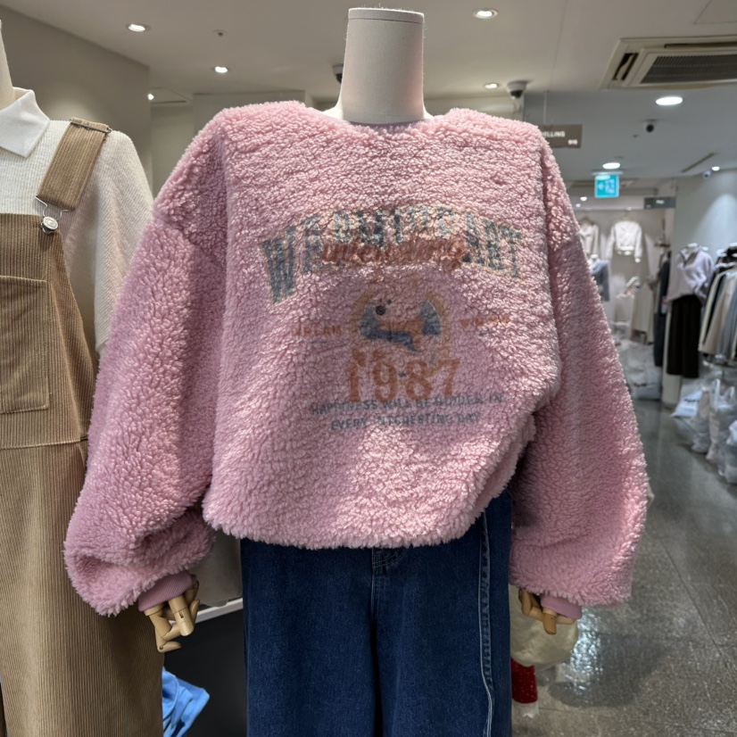 DELLING韓國代購㊣女裝新款推薦休閑人氣25秋冬熱賣時尚衛衣DELLING衛衣圖色1