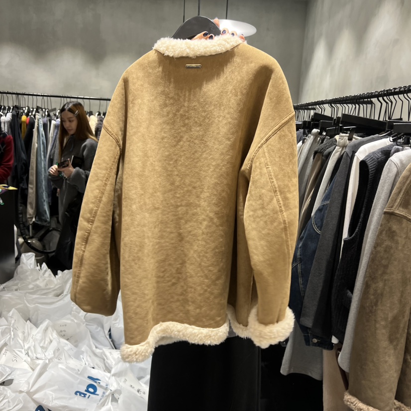 TUG東大門㊣直郵女士新品時尚職業休閑人氣熱賣短款大衣雙面TUG短款大衣