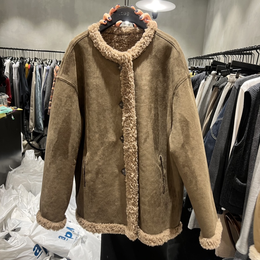 TUG東大門㊣直郵女士新品時尚職業休閑人氣熱賣短款大衣雙面TUG短款大衣圖色2