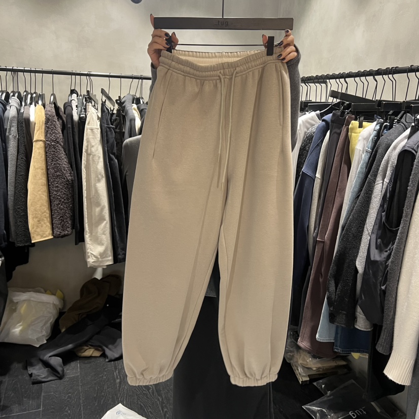 TUG東大門㊣直郵女裝新款推薦時尚職業人氣25秋冬休閑褲加絨TUG休閑褲圖色2