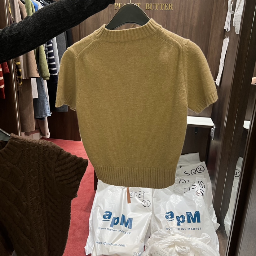 PEANUT BUTTER韓國直郵㊣女裝新款職業25秋冬推薦熱賣針織衫PEANUT BUTTER針織衫