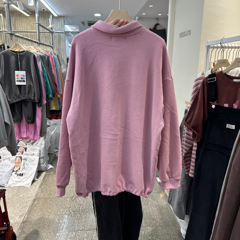 DELLING東大門㊣實拍女裝新款人氣推薦休閑熱賣25秋冬衛衣拉鏈DELLING衛衣