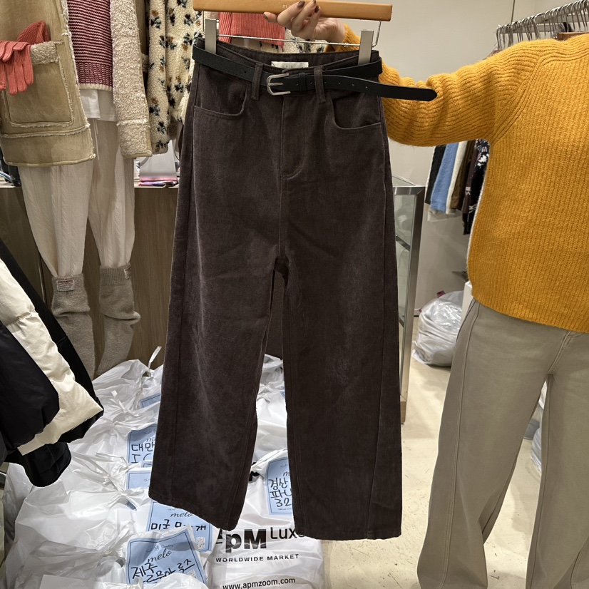 MELO東大門㊣直郵女裝新款人氣休閑職業推薦熱賣牛仔褲含腰帶MELO牛仔褲圖色3