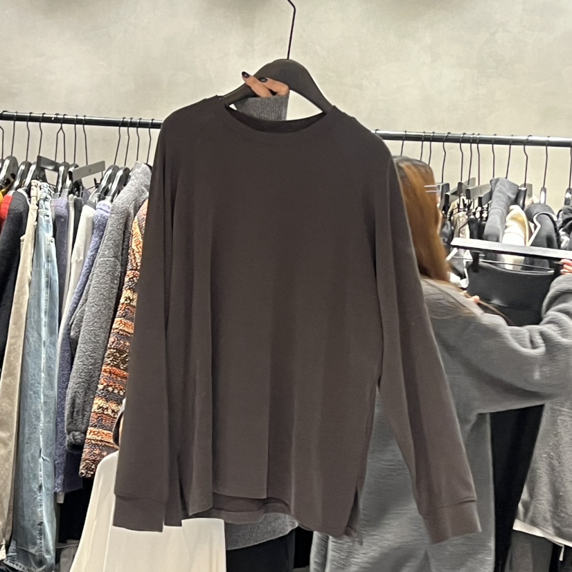 TUG韓國代購㊣女裝新品25秋冬人氣休閑職業熱賣推薦長袖T恤TUG長袖T恤圖色2