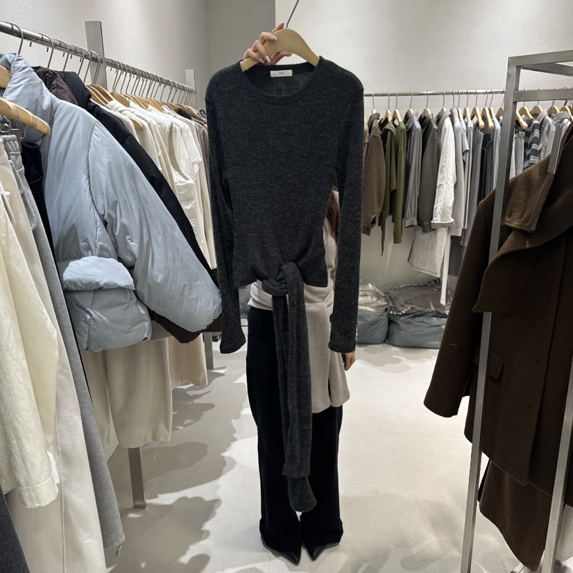 OVU東大門㊣直郵女裝新款推薦人氣時尚25秋冬休閑職業針織衫OVU針織衫圖色3