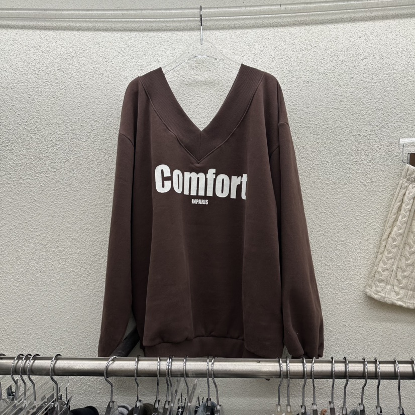 MAGOT韓國直郵㊣女士新款推薦人氣熱賣職業25秋冬時尚休閑衛衣IIIΛGOT/MAGOT衛衣圖色1