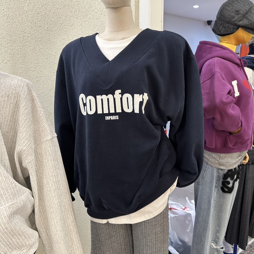 MAGOT韓國直郵㊣女士新款推薦人氣熱賣職業25秋冬時尚休閑衛衣IIIΛGOT/MAGOT衛衣圖色2